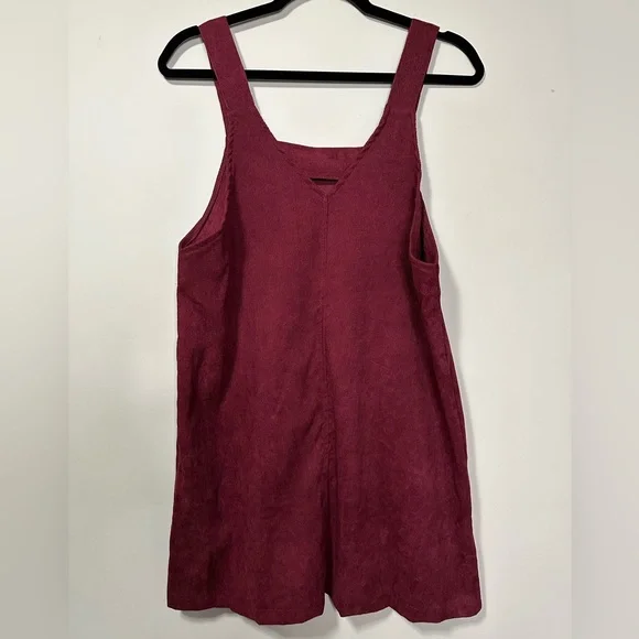 SHEIN | Dresses | Maroon Corduroy Dress Size M Petite | Poshmark